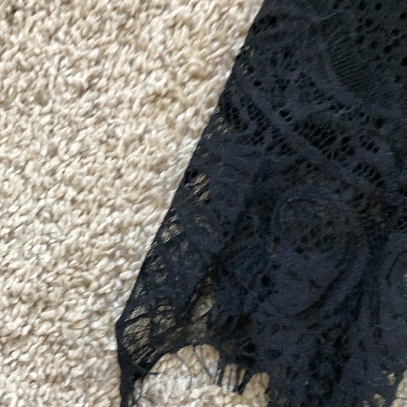 Girls black lace dress size medium or 8/ girl’s Christmas dress holiday dress! - Picture 4 of 4